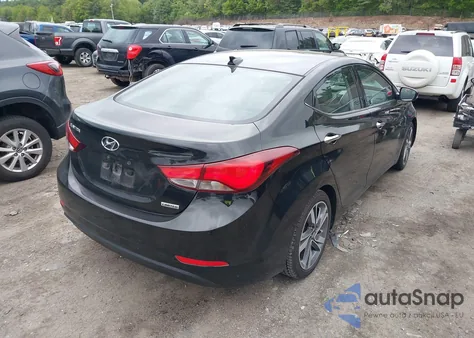 2014 Hyundai Elantra Limited из США, поврежденный, VIN 5NPDH4AE4EH533992